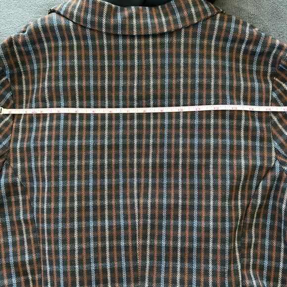 Plaid Women's Jacket with Removable Hoodie - Picture 14 of 14